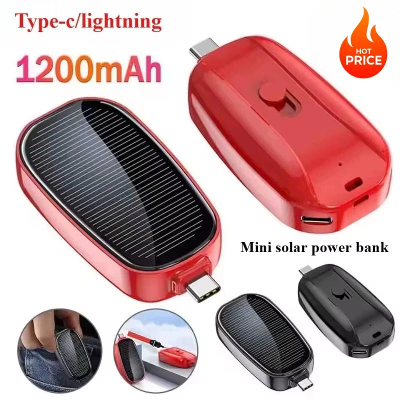 Solar Emergency Charger - Emergency Solar Mini Portable Power Bank