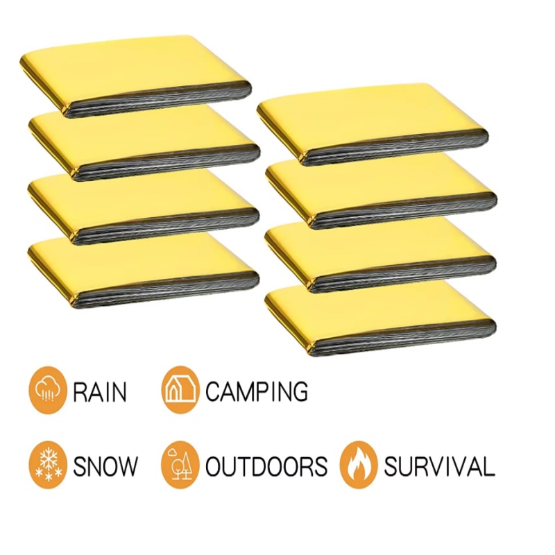 130×210cm Gold Mylar Survival  - Survival Blanket Reflective recension och pris