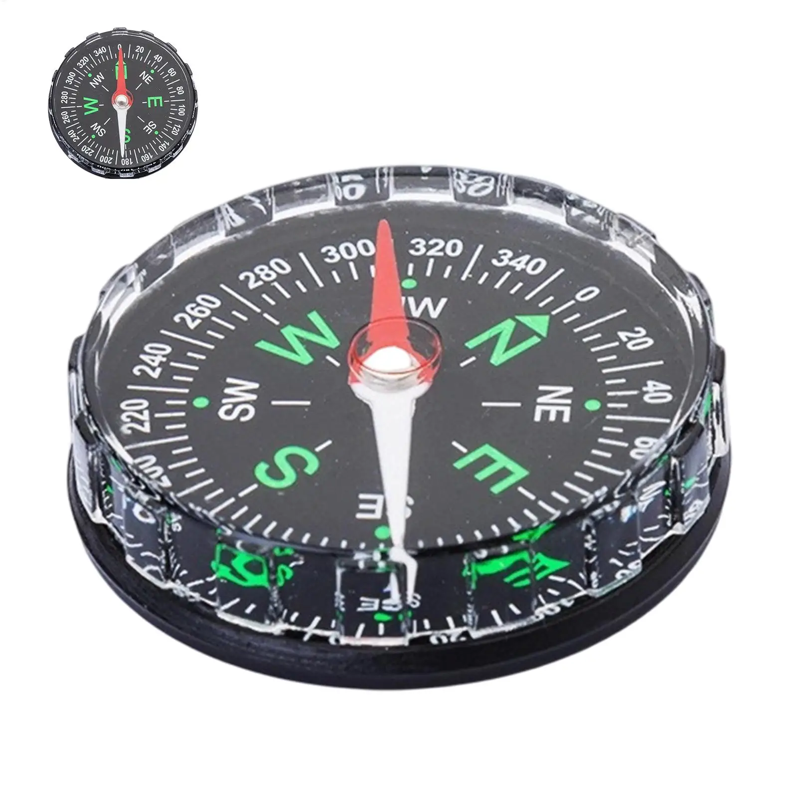 Portable Magnetic Pocket Compa - Compass Lensatic recension och pris